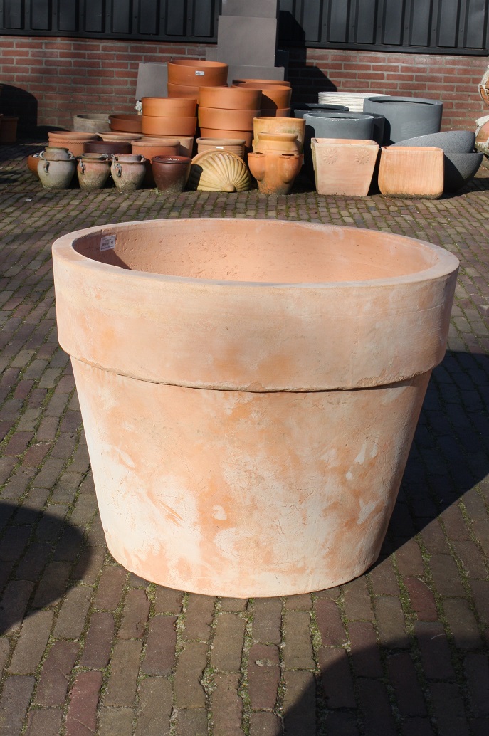 Bloempot terracotta basic pot XL Hal54.nl