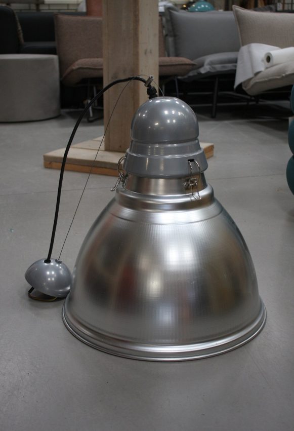 43 hanglamp fabriekslamp aluminium industrieel 4 stuks hal54