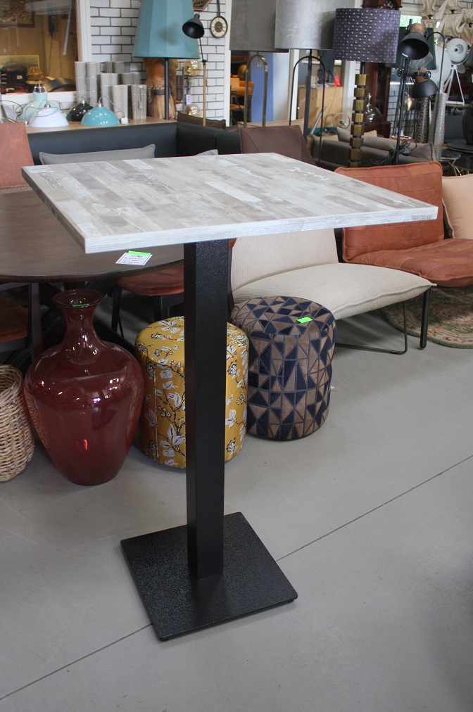 Bartafel / statafel metaal & melamine