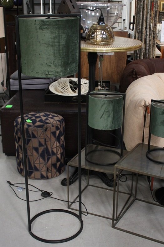 Vloerlamp + 2 tafellampen Santos Light & Living