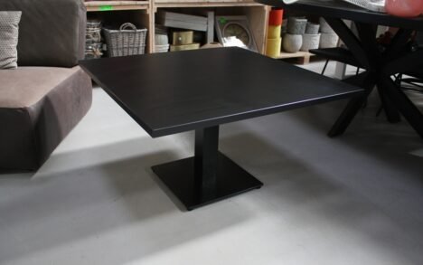 Salontafel vierkant zwart 90x90