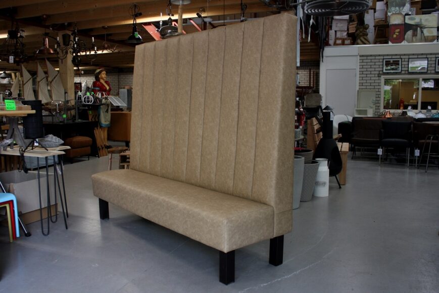 Eetkamerbank hoog taupe - Afbeelding 3