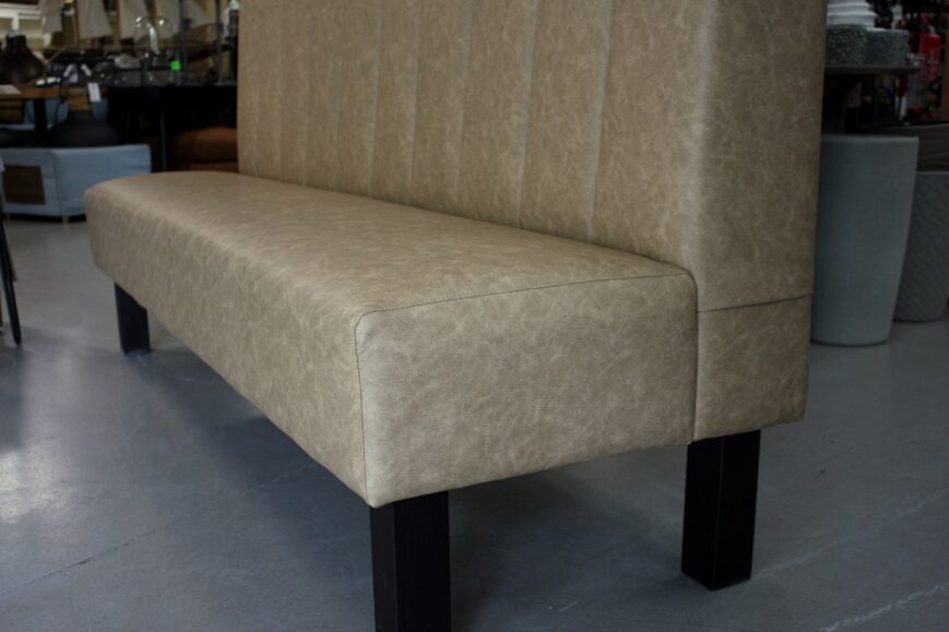 Eetkamerbank hoog taupe - Afbeelding 2