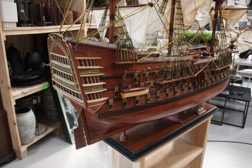 Modelschip H.M.S. Victory 1805 (190 cm.) - Afbeelding 8