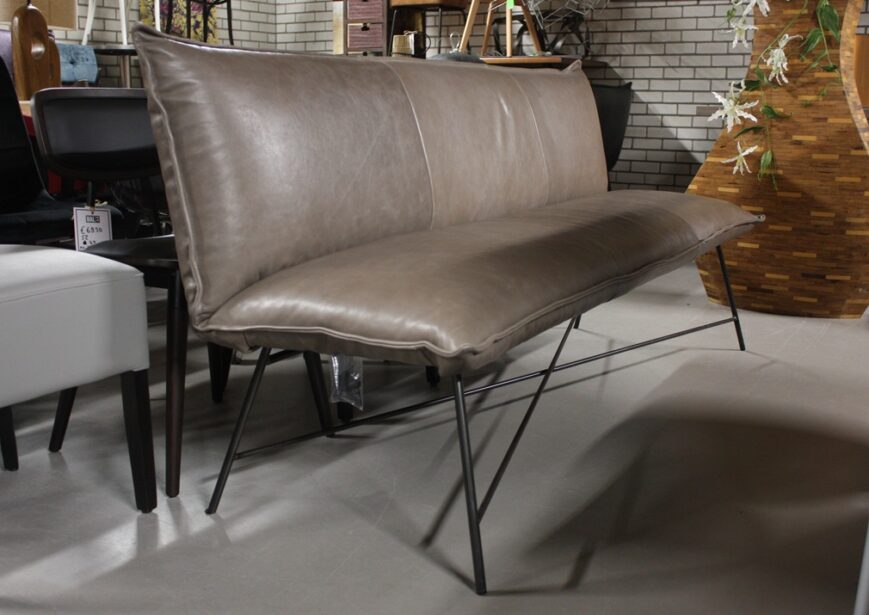 Eetkamerbank Vidar Jess design (Luxor Mouse) 195 cm. - Afbeelding 4