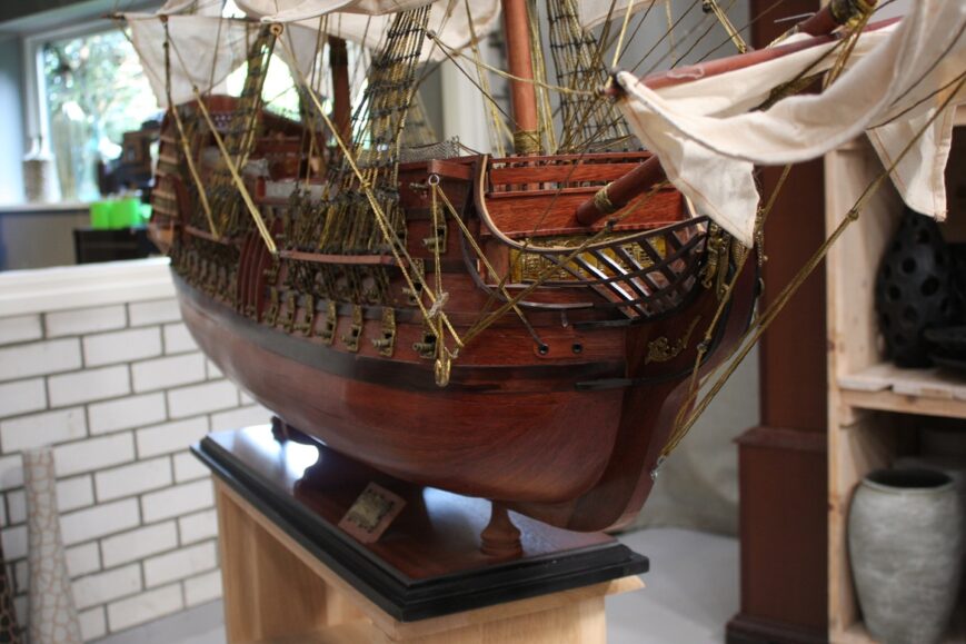 Modelschip H.M.S. Victory 1805 (190 cm.) - Afbeelding 3