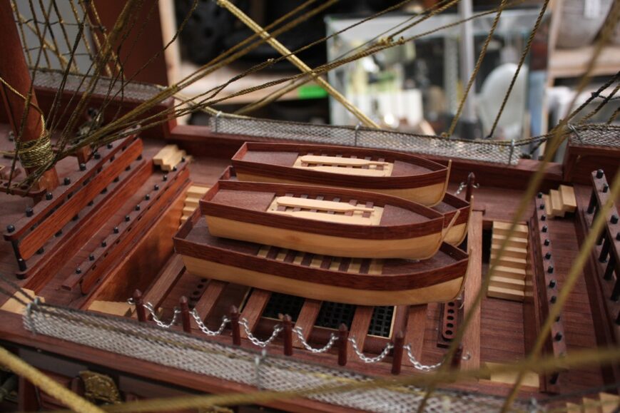 Modelschip H.M.S. Victory 1805 (190 cm.) - Afbeelding 6