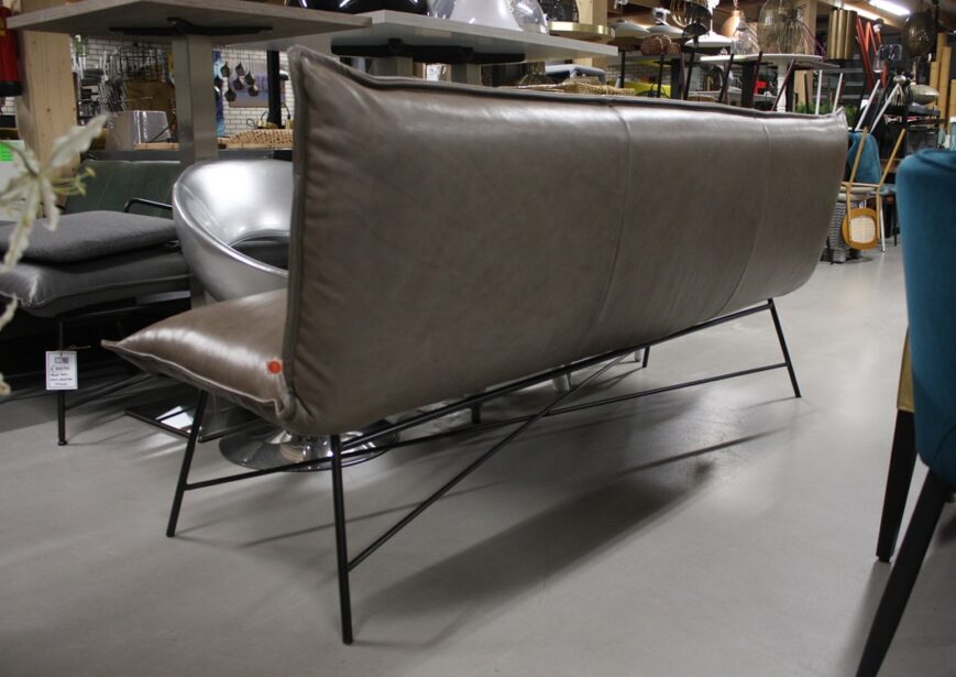 Eetkamerbank Vidar Jess design (Luxor Mouse) 195 cm. - Afbeelding 2