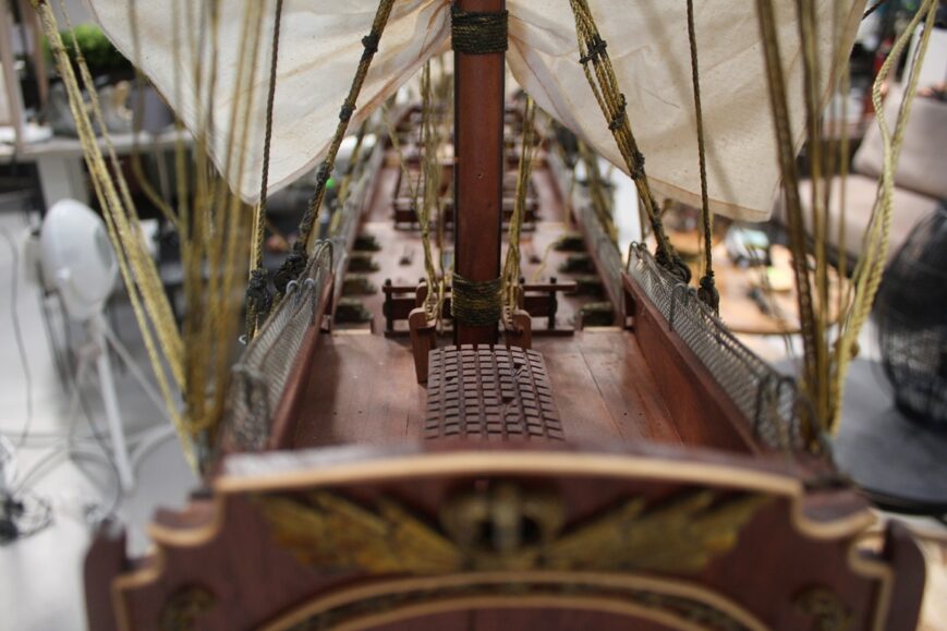 Modelschip H.M.S. Victory 1805 (190 cm.) - Afbeelding 4