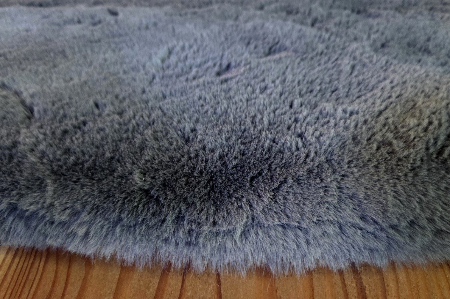 Vloerkleed Comfy Ø200 Dark Grey (gratis verzending) - Afbeelding 7