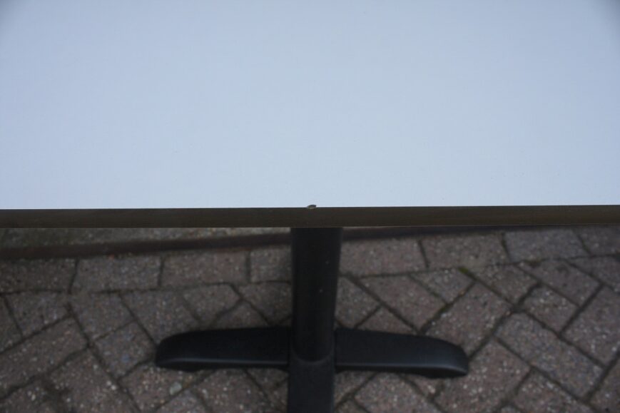 Terrastafel HPL wit 70 x 80 cm. - Afbeelding 3
