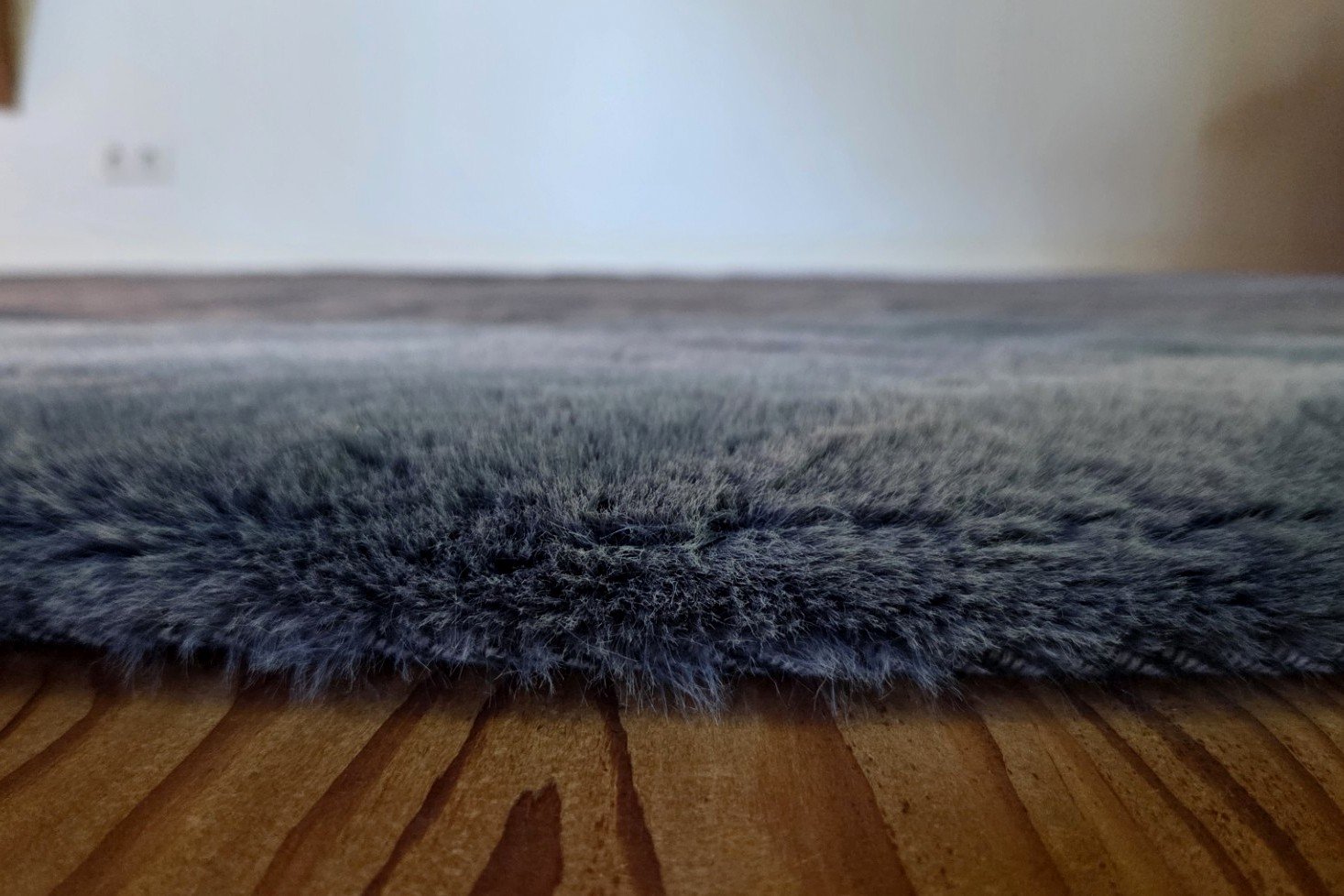 Vloerkleed Comfy Ø200 Dark Grey (gratis verzending) - Afbeelding 3