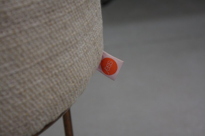 Hocker Cody Jess design (stof Riga) - Afbeelding 2