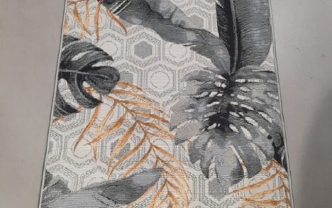 Vloerkleed / buitenkleed Flair Gold Leaves 80x165