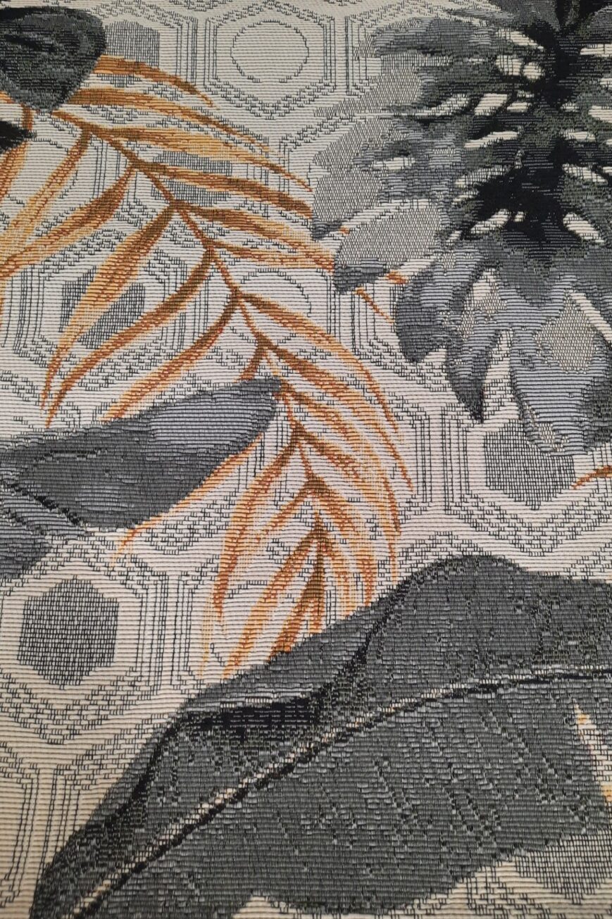Vloerkleed / buitenkleed Flair Gold Leaves 80x165 - Afbeelding 2