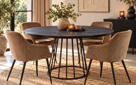 Eettafel Bliss Jess design (Ø130 cm)