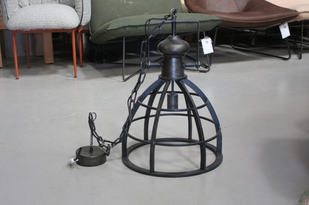 Hanglamp Amy antiek zwart Light & Living