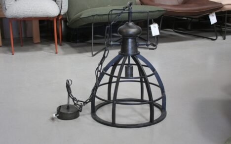 Hanglamp Amy antiek zwart Light & Living