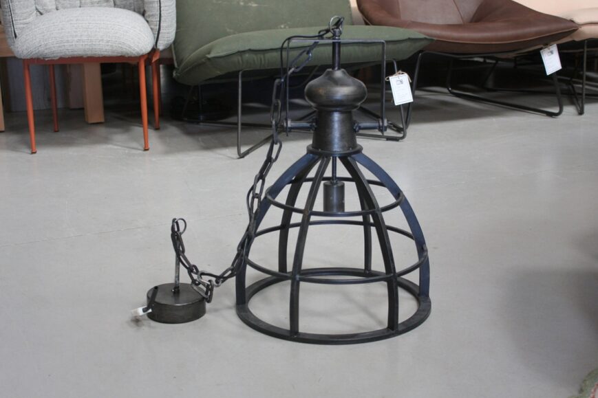Hanglamp Amy antiek zwart Light & Living