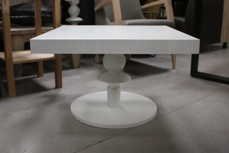 Salontafel wit vierkant - Afbeelding 2