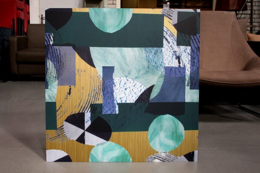 Schilderij aluminium GOLDRUSH
