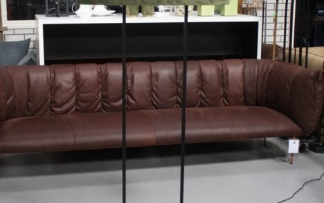 Vloerlamp Cross + velvet lampenkap ovaal