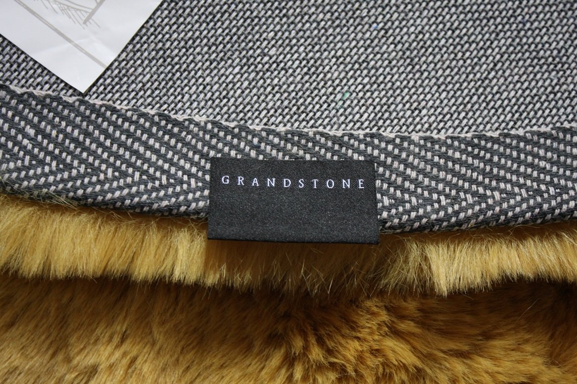 Vloerkleed Comfy Ø100 okergeel (gratis verzending) - Afbeelding 2