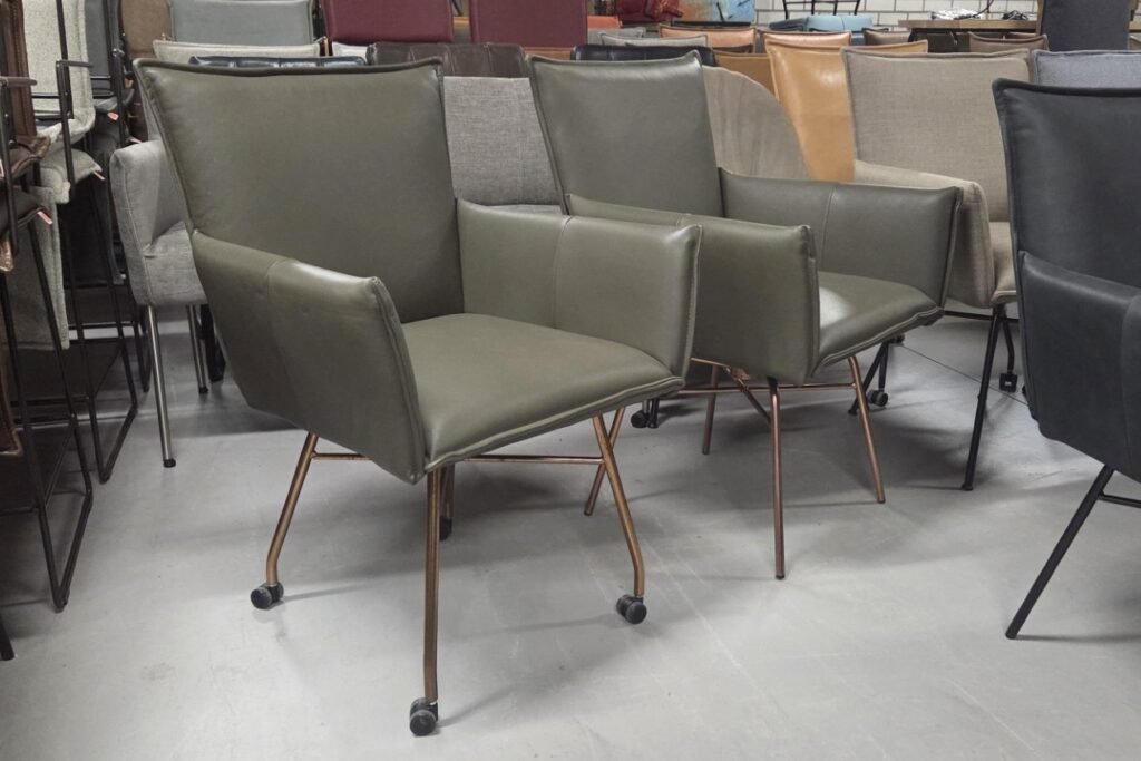 Eetkamerstoel Sanne Jess Design (Royal Olive) Swivel