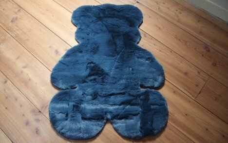 Vloerkleed Comfy Grandstone Teddy donkerblauw (gratis verzending)