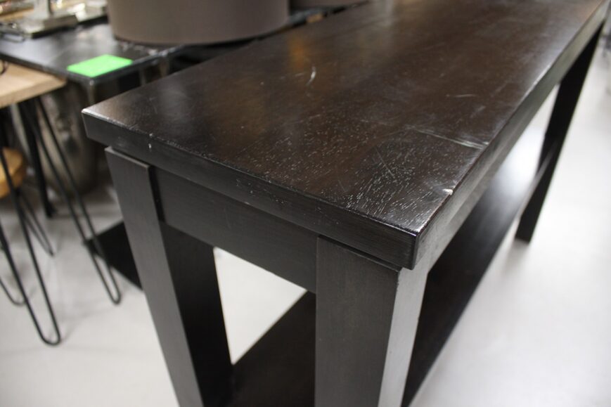 Sidetable beukenhout 140x35x91 cm. - Afbeelding 2