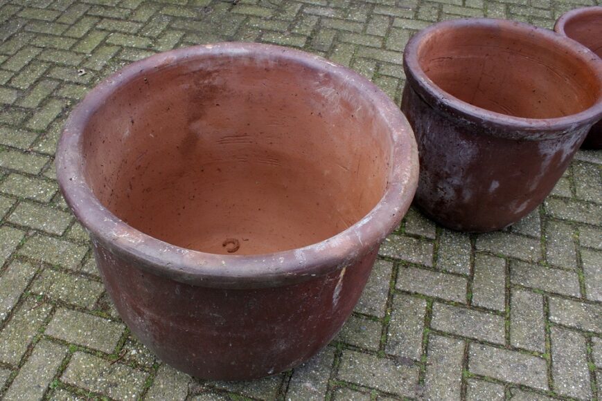 Bloempot Black Cement (maat XL) - Afbeelding 2