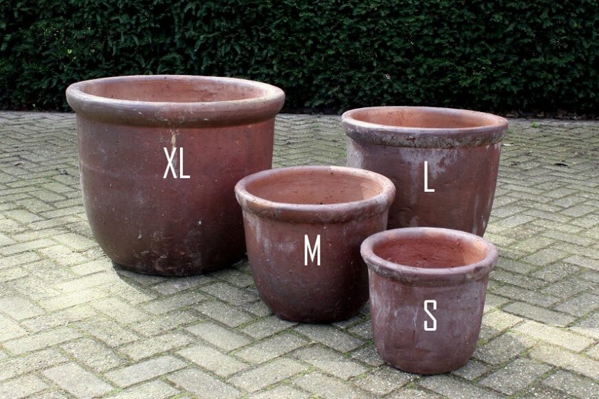 Bloempot Black Cement (maat XL)