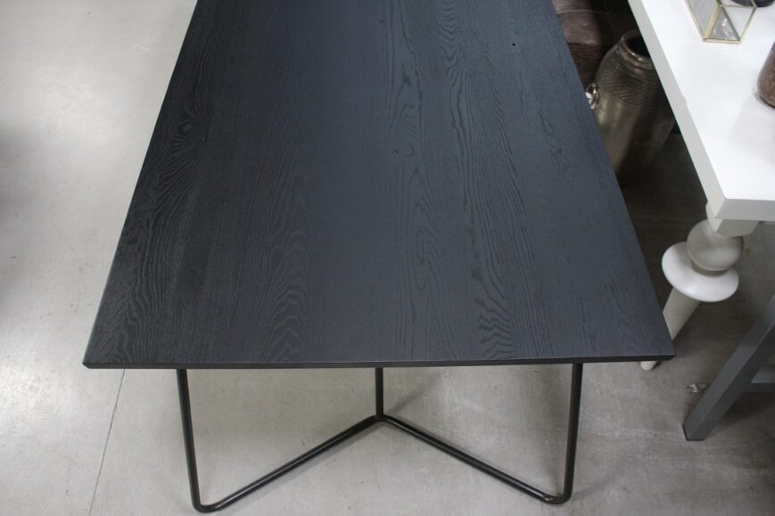 Eettafel Charles zwart Jess Design 260x100 - Afbeelding 2