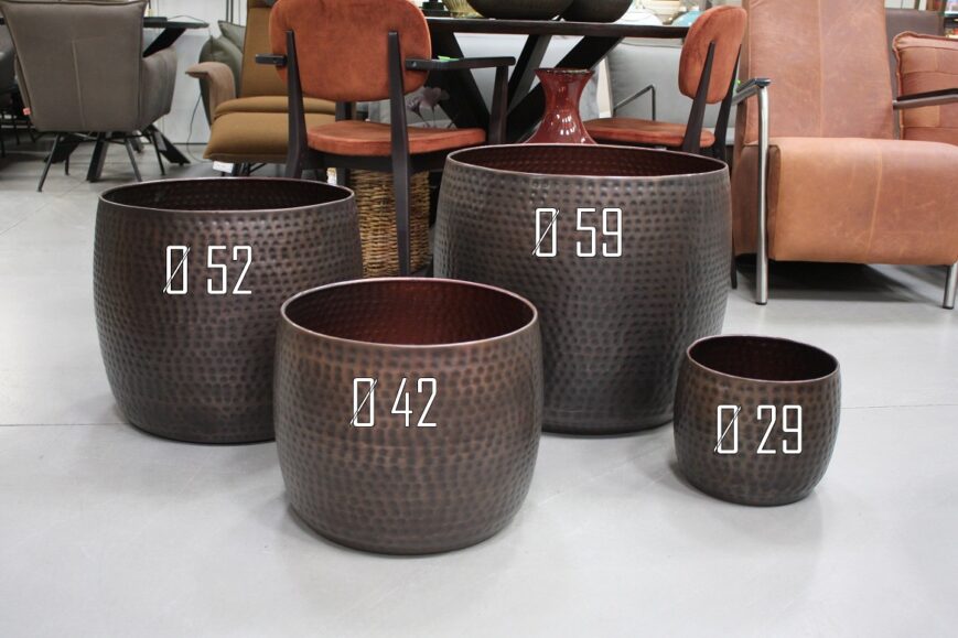 Bloempot Nerja Brown Ø42 cm. - Afbeelding 2