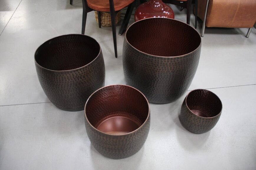 Bloempot Nerja Brown Ø42 cm. - Afbeelding 3