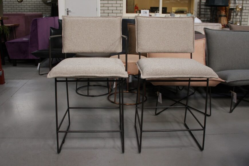 Barstoel norman Jess Design set van 2 (Trier Sand)