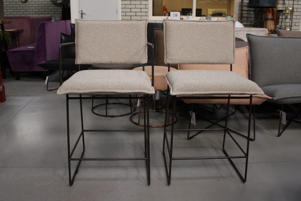 Barstoel norman Jess Design set van 2 (Trier Sand)