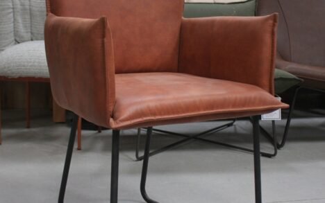 Eetkamerstoel Duke Jess Design (Bonanza British Tan) met armleuningen