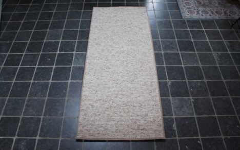 Vloerkleed / loper Wolly beige 80x200