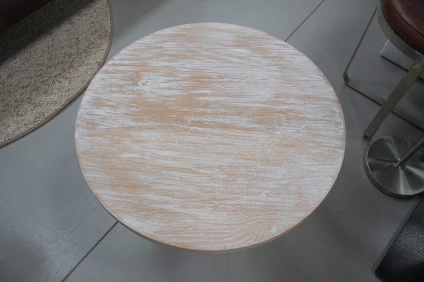 Bijzettafel metaal & hout - Afbeelding 2