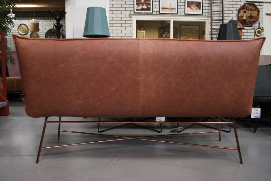 Eetkamerbank Vidar Jess Design (Bonanza British Tan) 165 cm. - Afbeelding 4