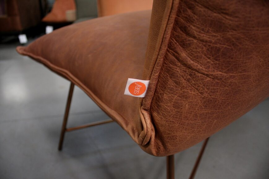 Eetkamerbank Vidar Jess Design (Bonanza British Tan) 165 cm. - Afbeelding 5