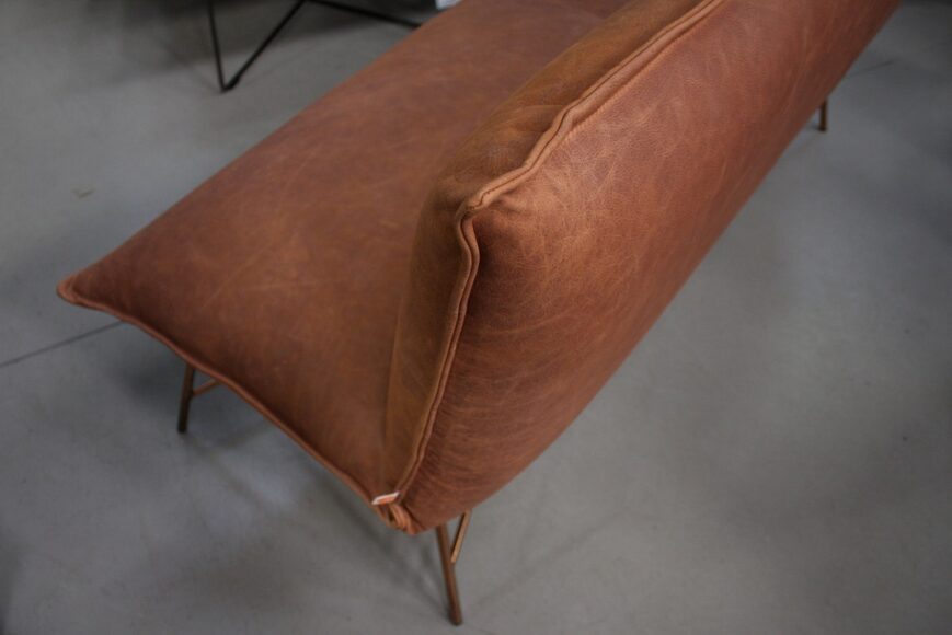 Eetkamerbank Vidar Jess Design (Bonanza British Tan) 165 cm. - Afbeelding 6