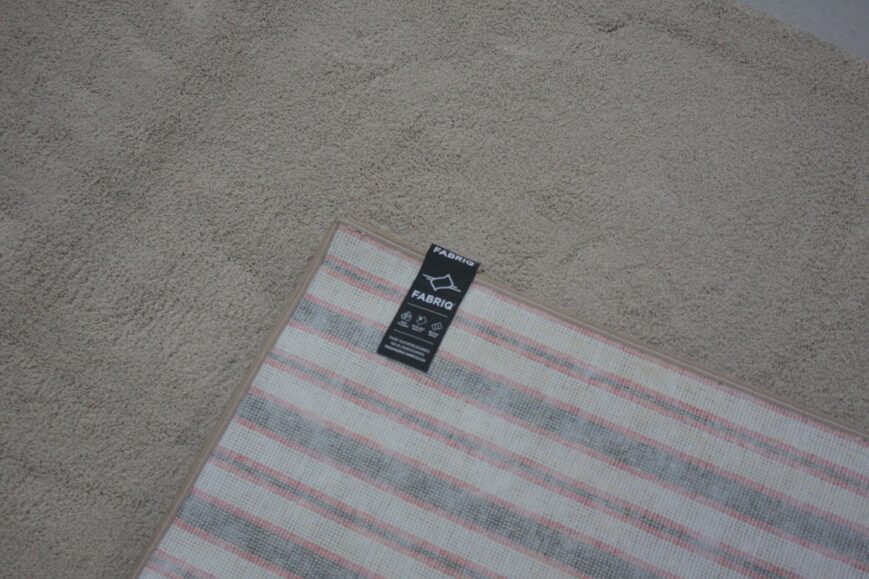 Vloerkleed Fabric 160 x 230 cm. beige - Afbeelding 2