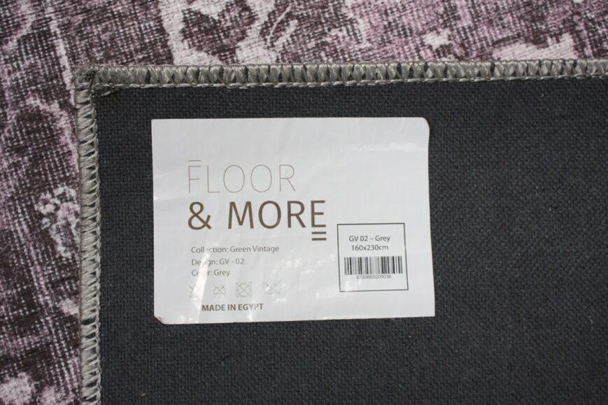 Vloerkleed Floor & More GREY 160x230 - Afbeelding 3