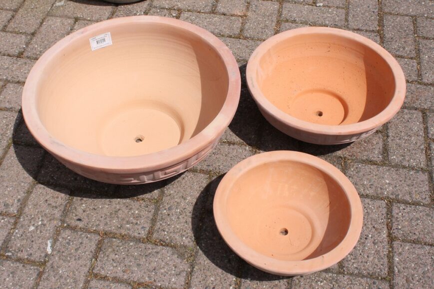Terracotta Aztec schalen - Afbeelding 2