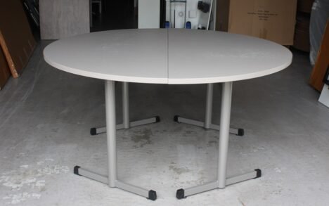 Eettafel rond in 2 delen