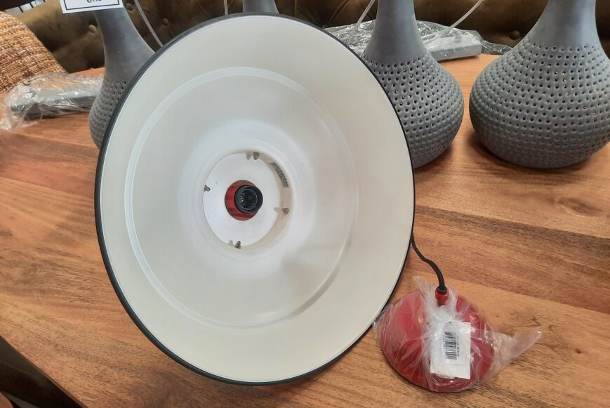 Hanglamp rood epoxy - Afbeelding 2