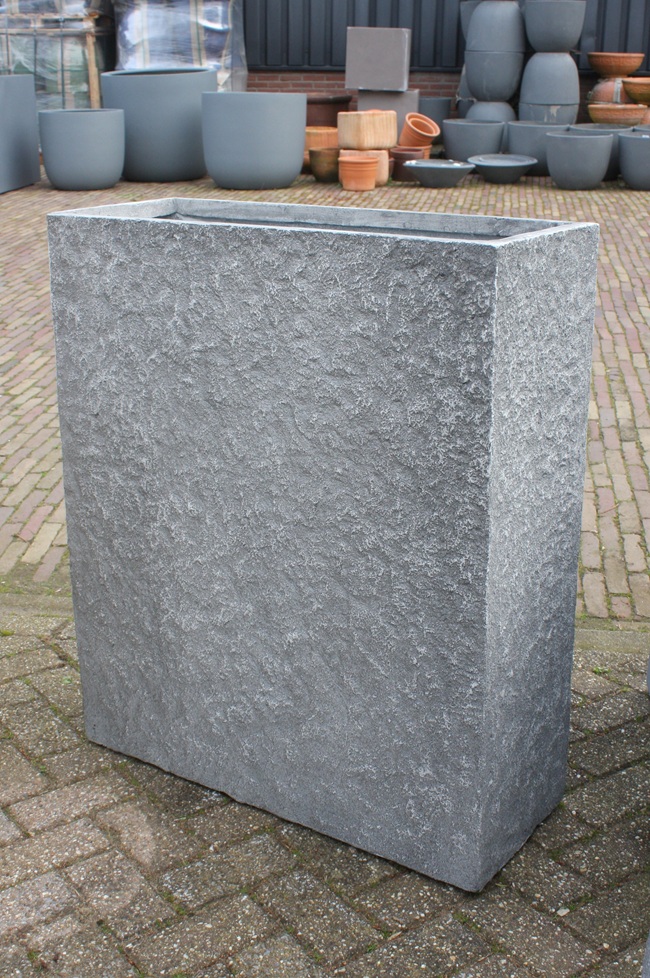 Clayfibre bloembak / afscheider Colorado (80x30x93)