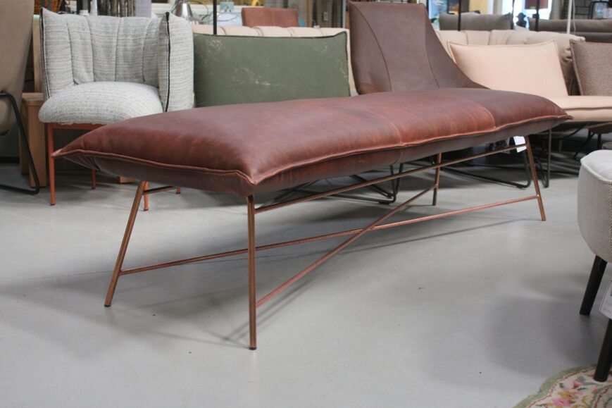 Eetkamerbank / bank Vidar Jess Design (Verkoperd & Bonanza Dark Brown)